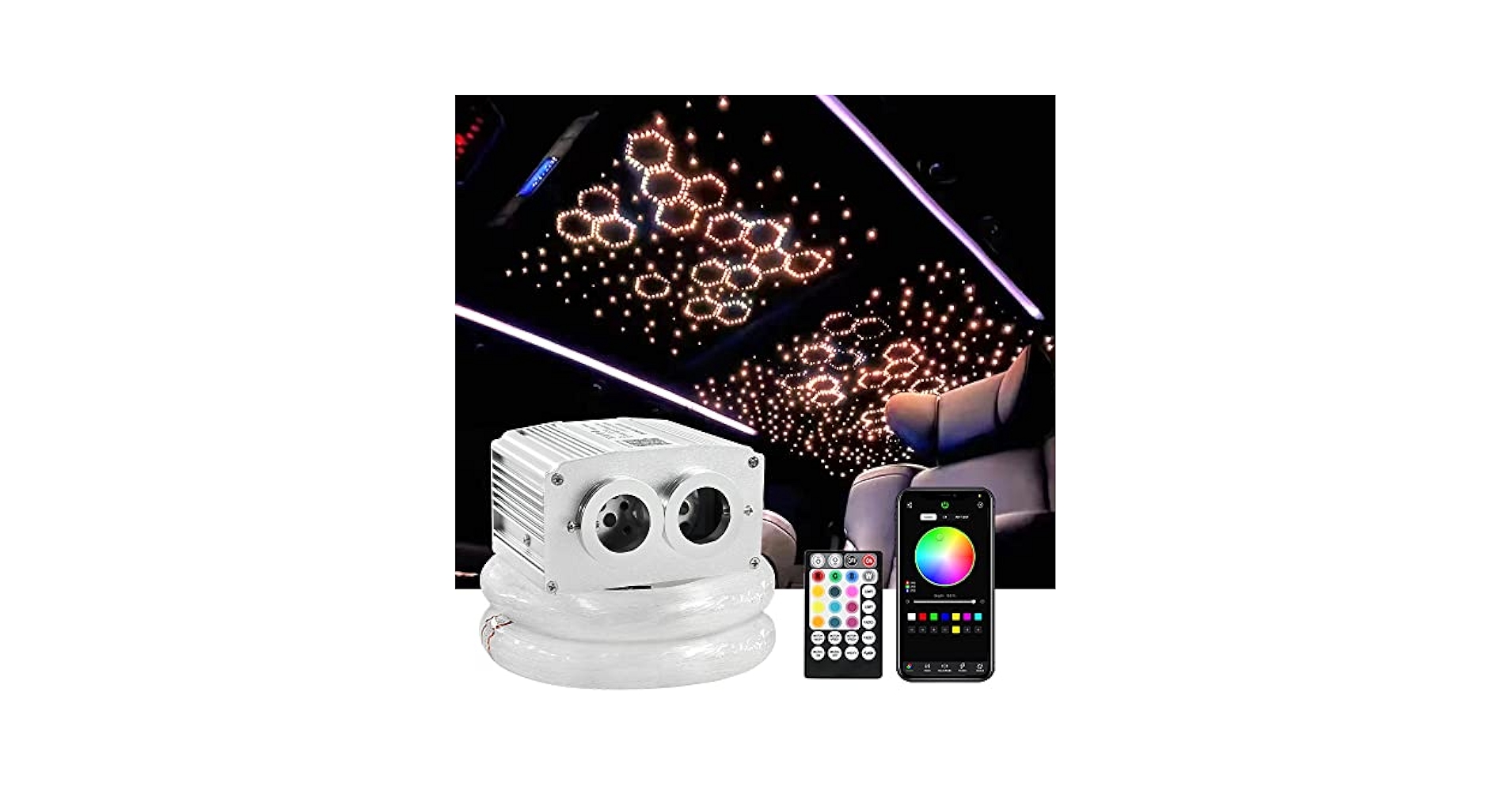 Amazon.com: ATOKEE 16W Twinkle 1000pcs Starlight Headliner